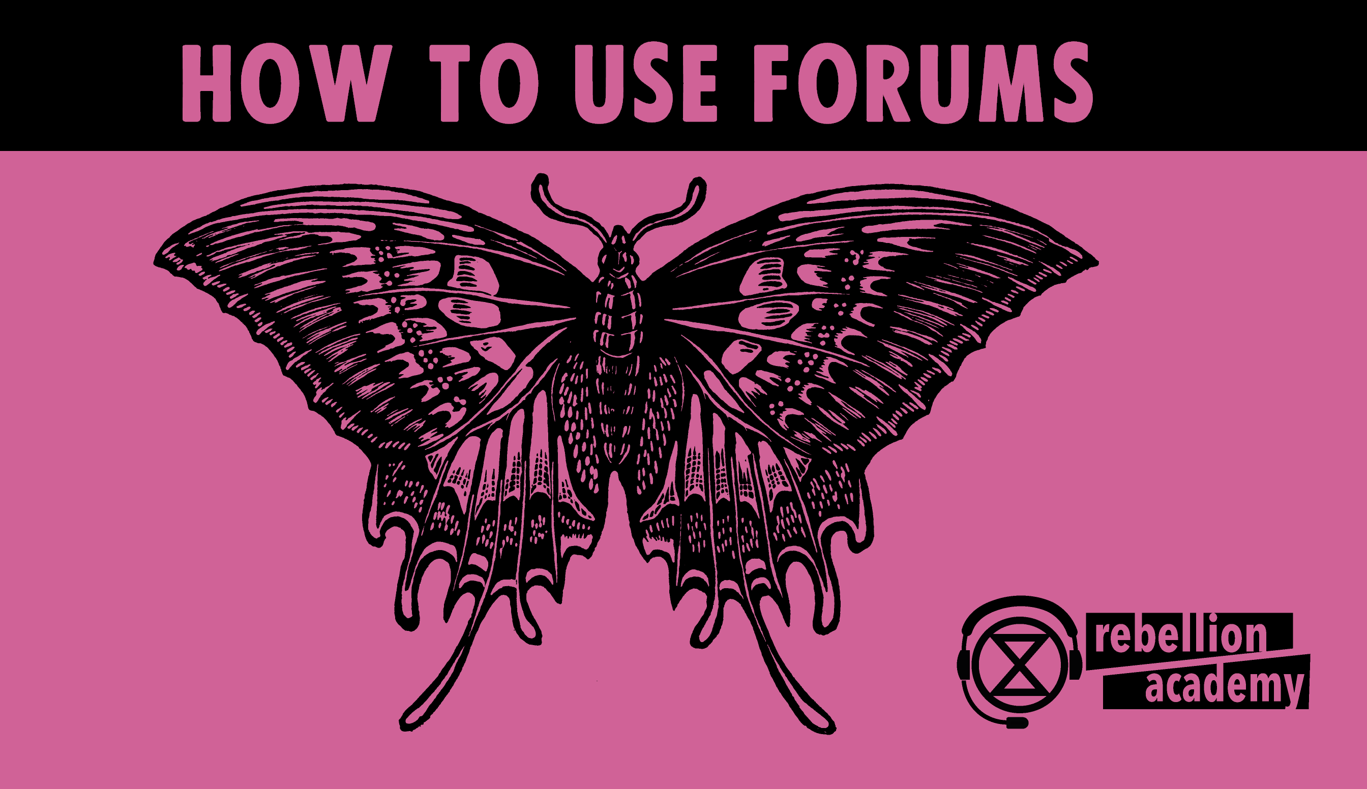 Banner image saying "Extinction Rebellion UK Forum"